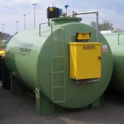 9000 literes gázolja tartály 50% kármentővel