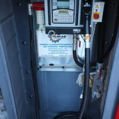 Duplafalú 7500 literes műanyag gázolajtartály